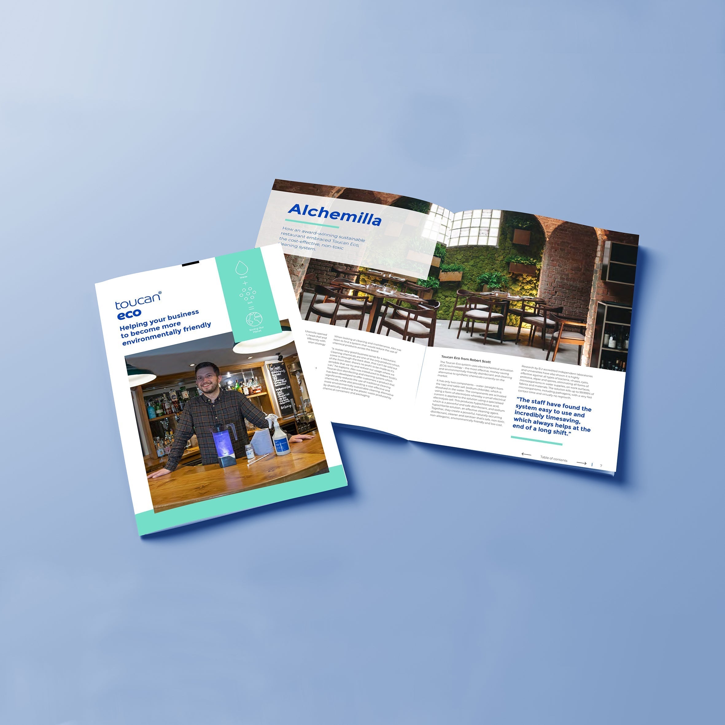 Learn how Toucan Eco is helping businesses to clean with less environmental impact